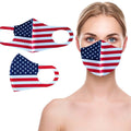 3-Pack: Reusable Non-Medical USA Flag Mask