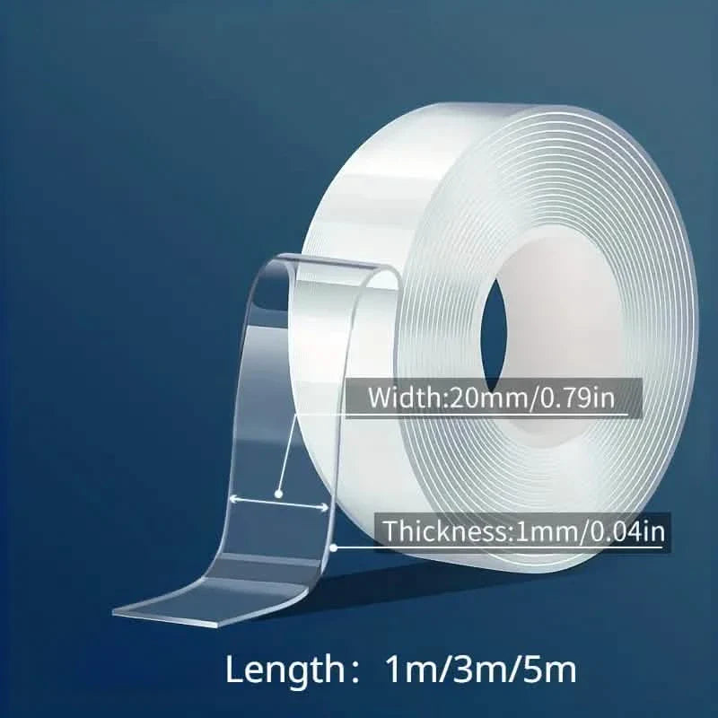 3-Pack: Reusable & Washable Nano Double-Sided Tape