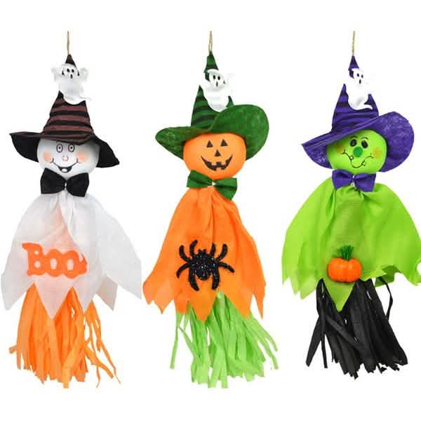 3個セット：かかしホラーゴーストペンダントハロウィン装飾