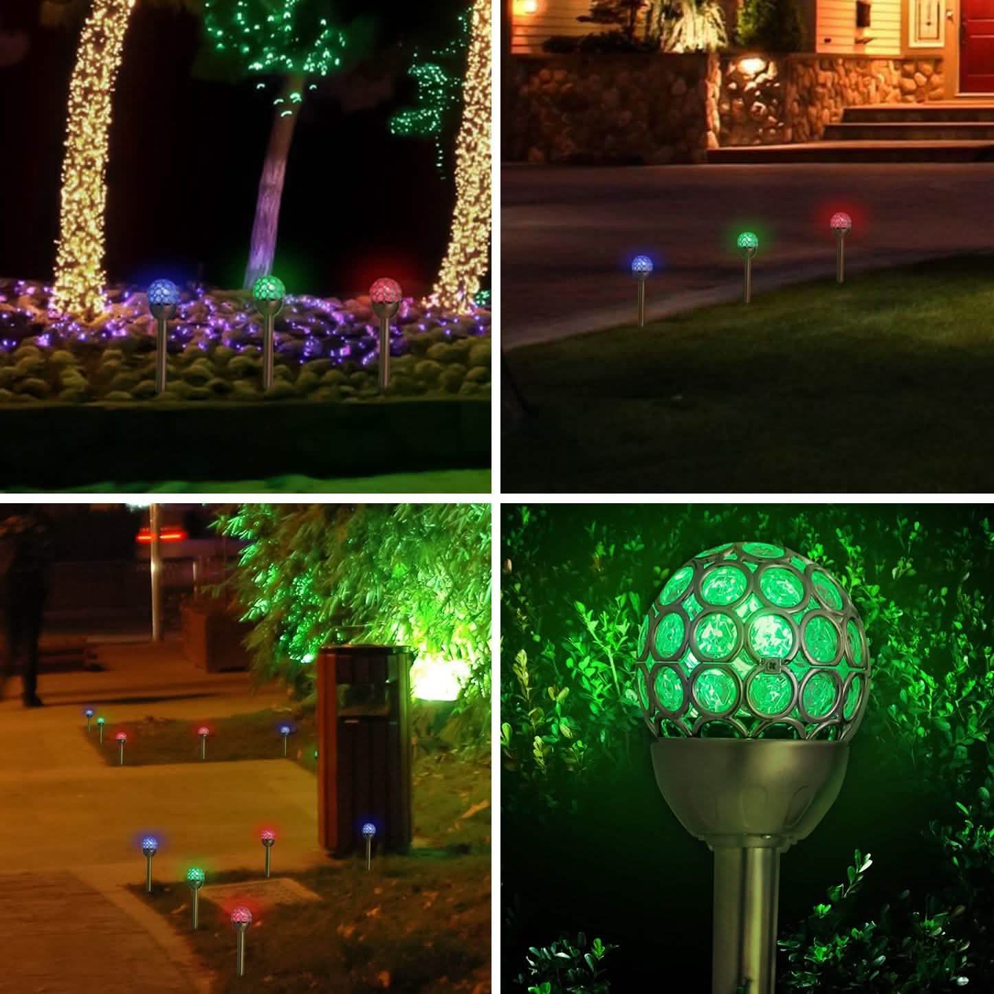 Lot de 3 : lampes solaires extérieures Solarek