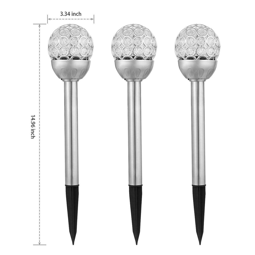 Lot de 3 : lampes solaires extérieures Solarek
