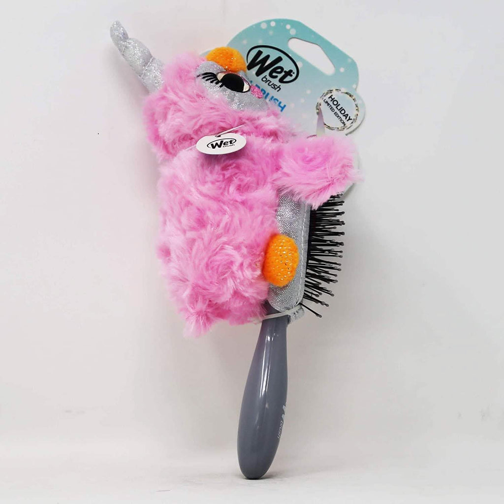 Lot de 3 : Brosse démêlante souple Wet Brush Plush pour enfants avec poils IntelliFlex doux pour tous types de cheveux