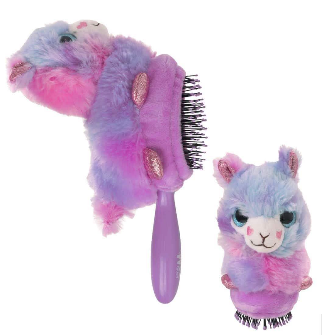 Lot de 3 : Brosse démêlante souple Wet Brush Plush pour enfants avec poils IntelliFlex doux pour tous types de cheveux