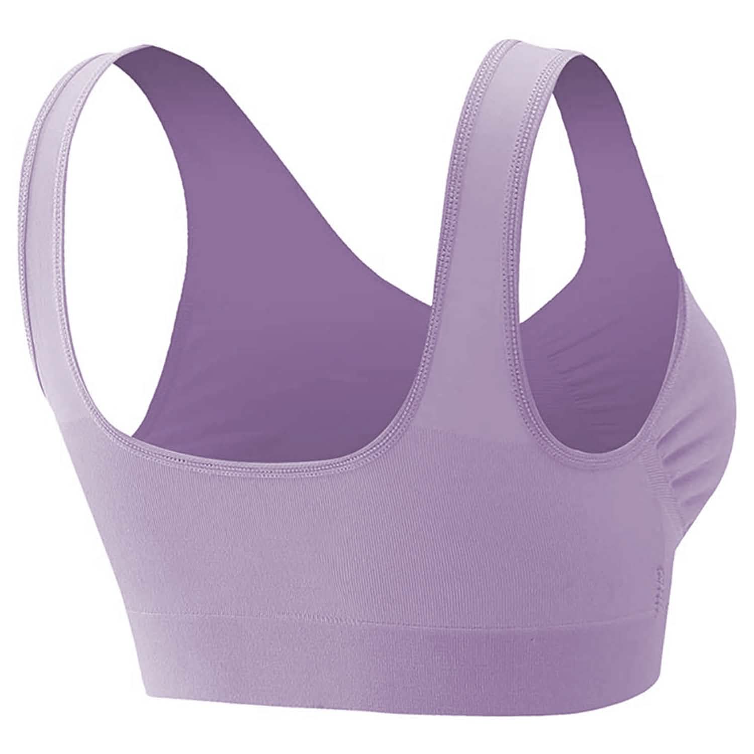Lot de 3 soutiens-gorge sans armature et sans couture pour le sport et l'entraînement