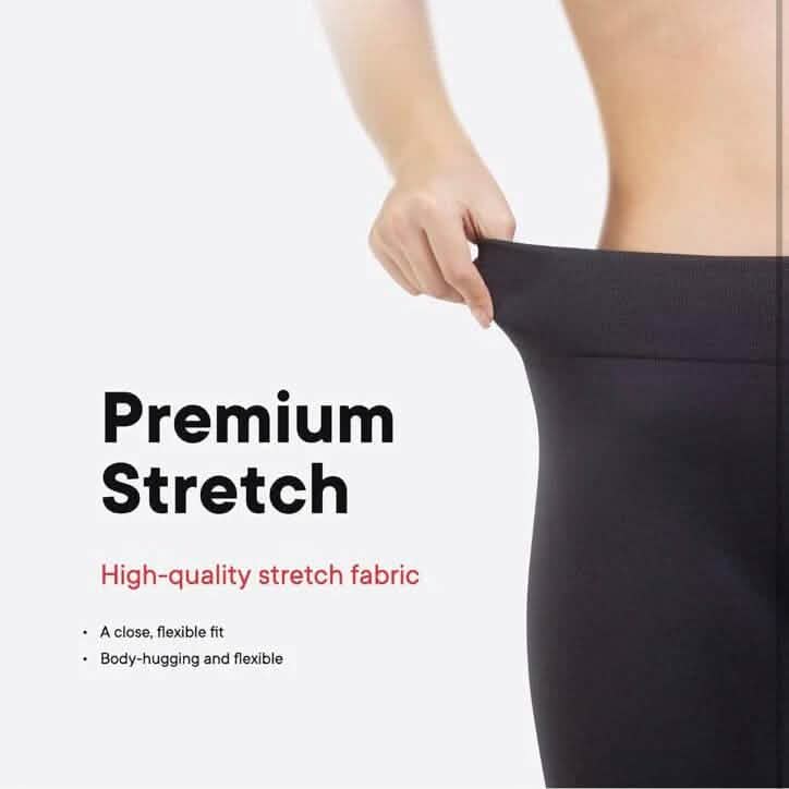 Lot de 3 : Leggings doublés en polaire pour femme, taille haute, doux, extensibles et chauds