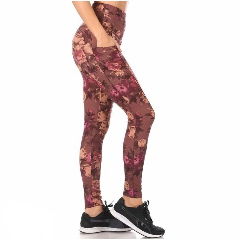 Lot de 3 : Leggings de sport gainants pour femme avec poches latérales