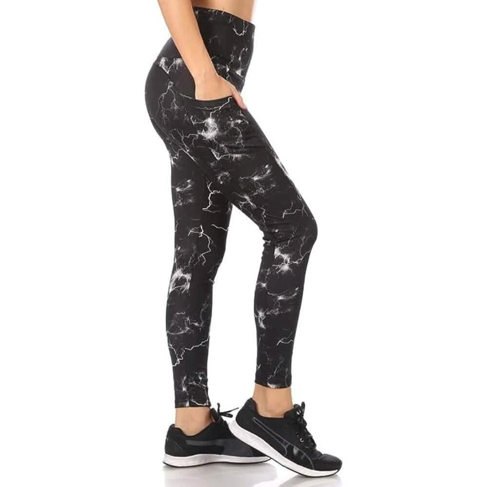 Lot de 3 : Leggings de sport gainants pour femme avec poches latérales