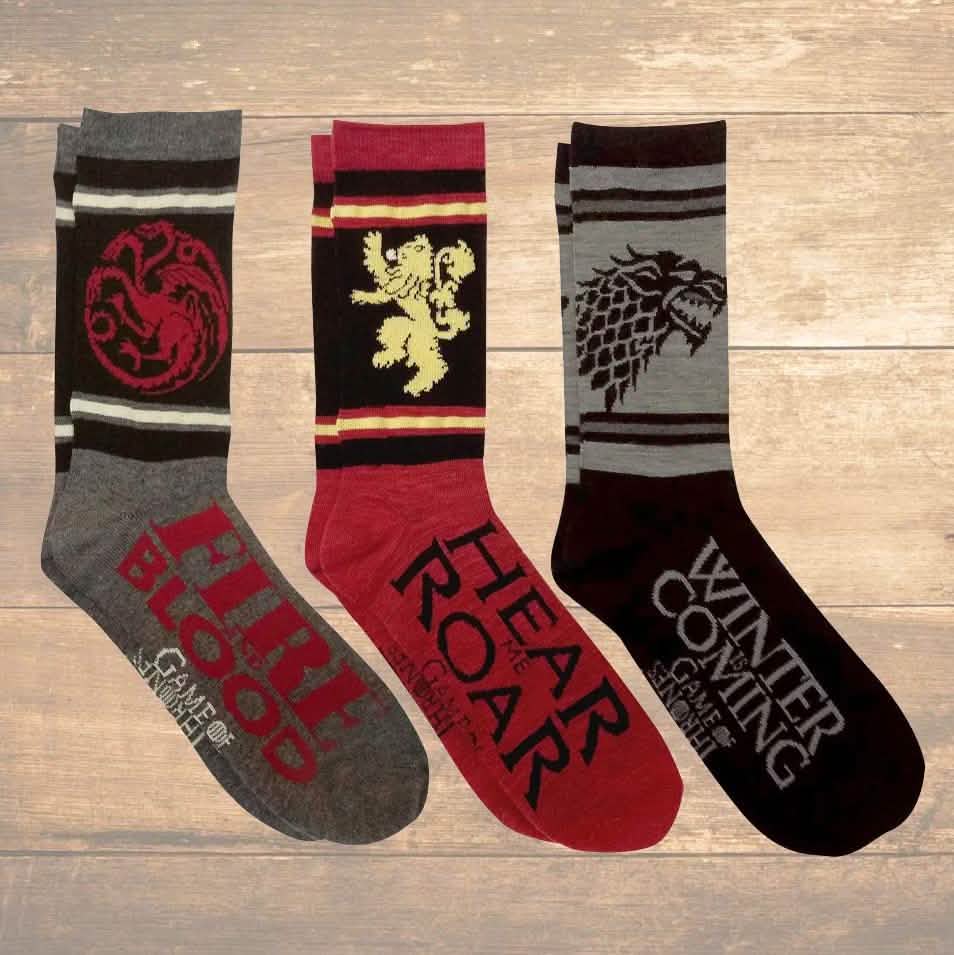Lot de 3 : boîte Maisons de Game of Thrones et boîte Targaryen