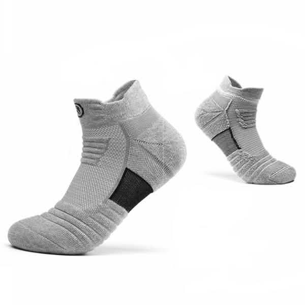 Lot de 3 paires : Chaussettes de sport Elite de basket-ball, épaisses, respirantes, absorbant la sueur, pour l'extérieur et la course à pied pour hommes