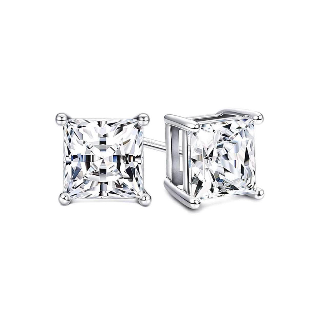 Ensemble de 3 paires : clous en argent sterling avec cristaux Swarovski Elements