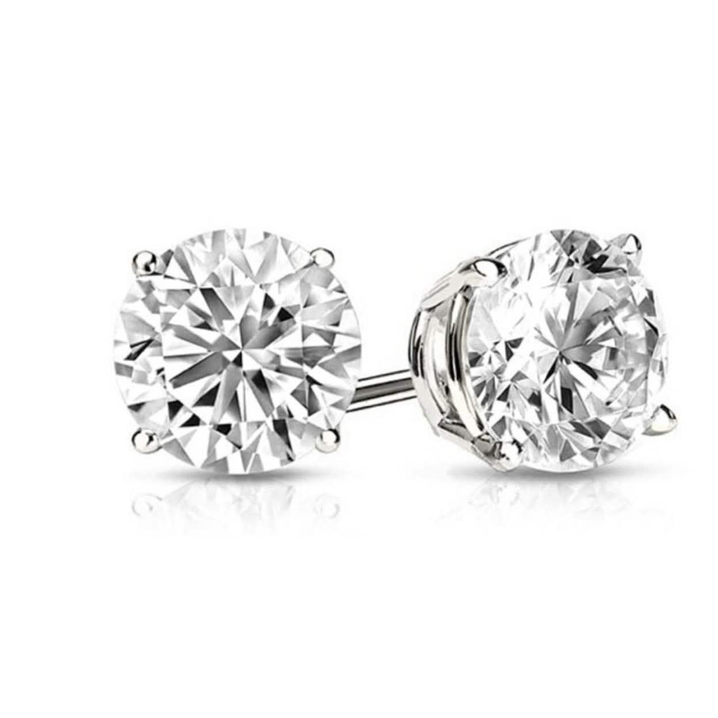 Ensemble de 3 paires : clous en argent sterling avec cristaux Swarovski Elements