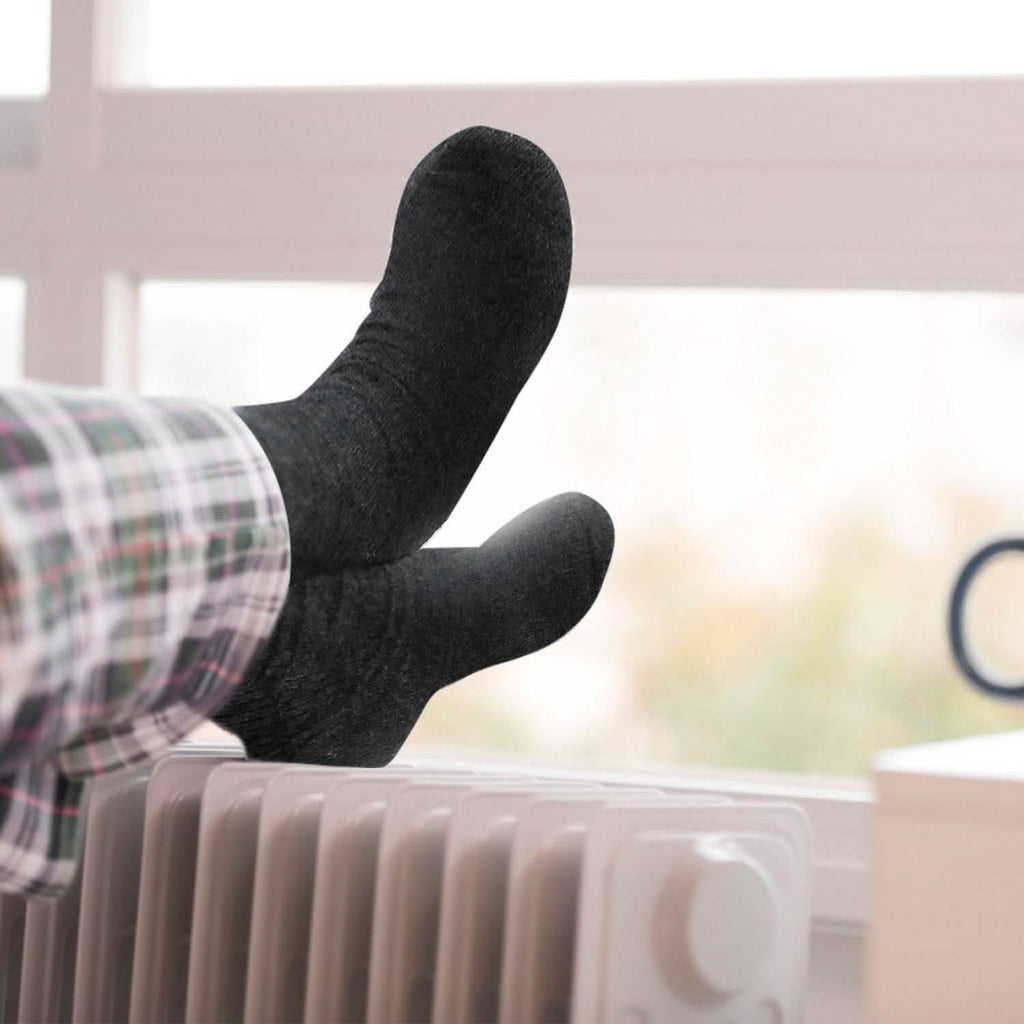 3 paires : Chaussettes chaudes en laine pour hommes