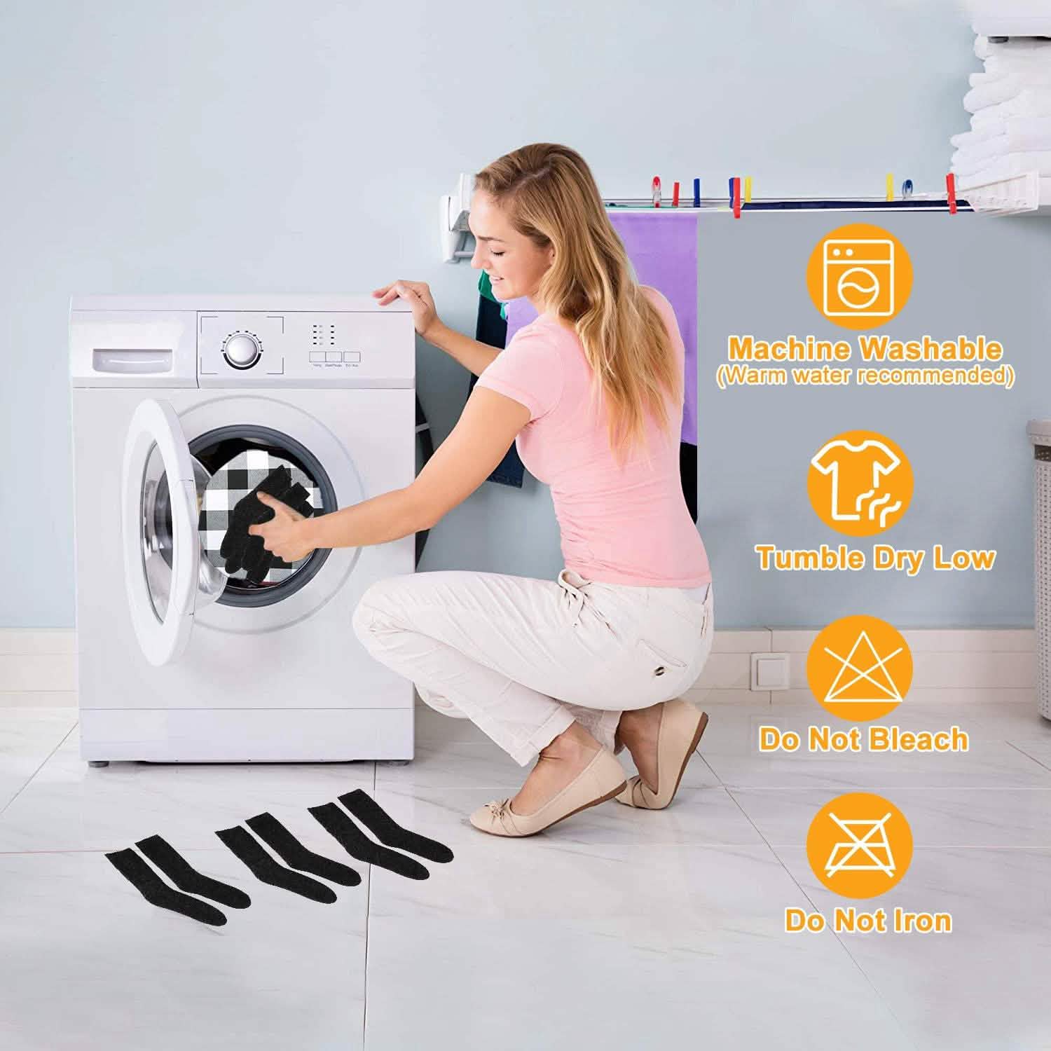 3 paires : Chaussettes chaudes en laine pour hommes