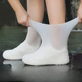 3 paires : Couvre-chaussures imperméables en latex pour l'extérieur