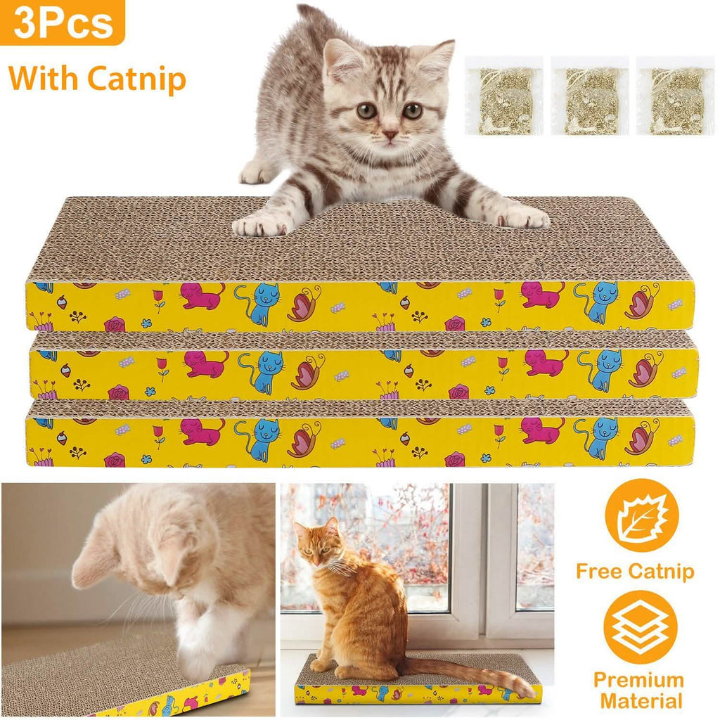3-Piece: Cat Scratcher Pads