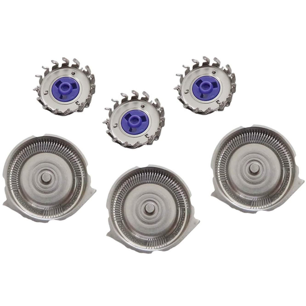 3-Piece: HQ8 Dual Precision Replacement Heads for Philips Norelco Shavers