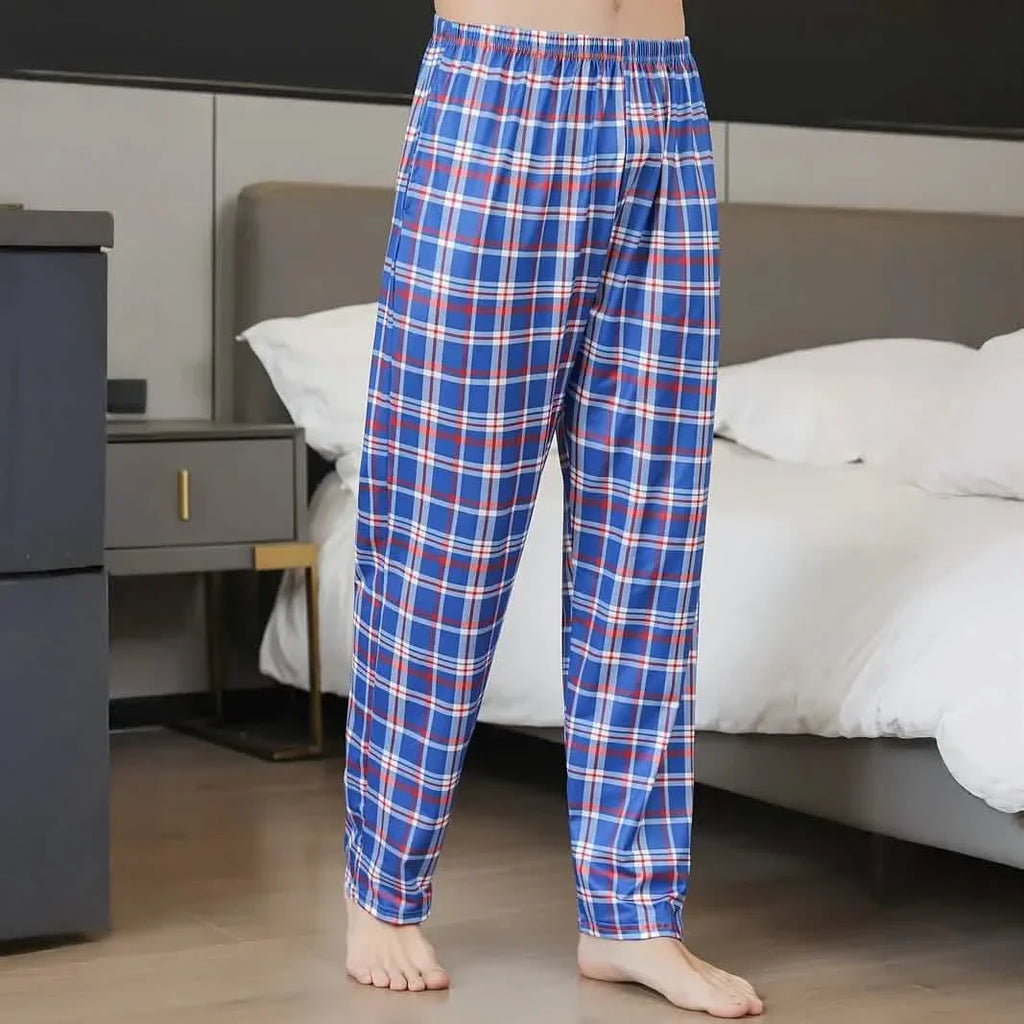 3点セット：男性用パジャマパンツ ルームウェア 寝間着