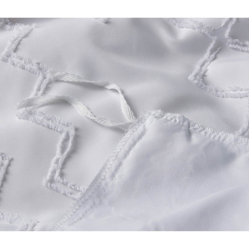 3-Piece Set: Bibb Home Tufted Clipped Duvet Cover