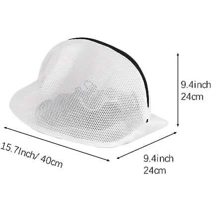 3-Piece Set: Mesh Shoe Laundry Bags with Zip Closure