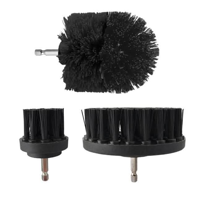 3-Piece Set: Power Scrubber Wash Cleaning Brushes Tool Kit