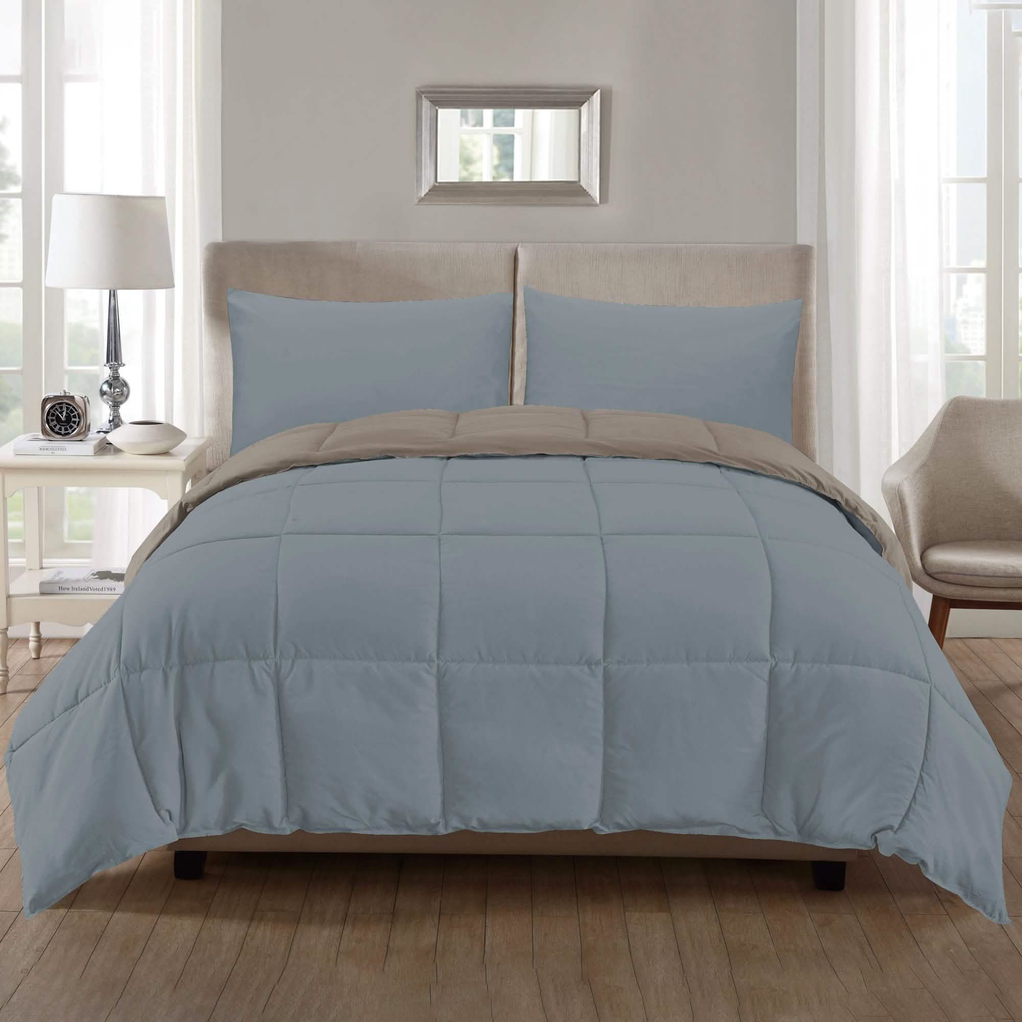 3-Piece: Ultra Soft Premium Down Alternative Reversible Comforter All Season
