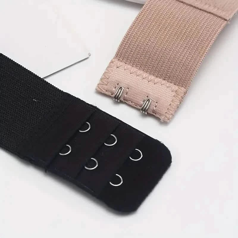 Lot de 3 rallonges de soutien-gorge à 2 crochets réglables