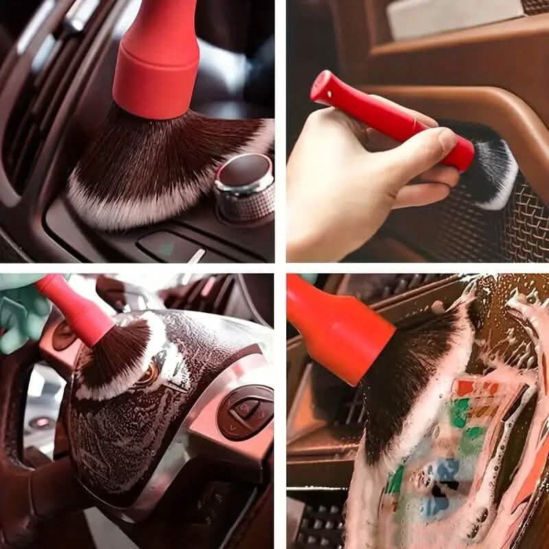 Ensemble de 3 brosses de detailing automobile
