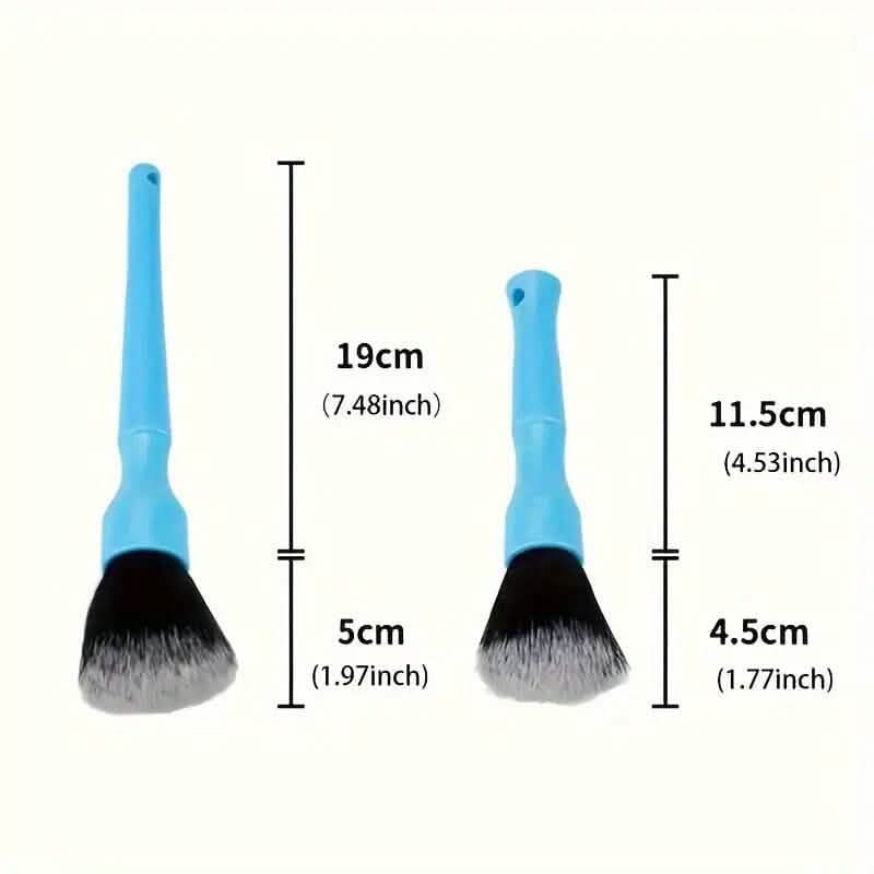 Ensemble de 3 brosses de detailing automobile