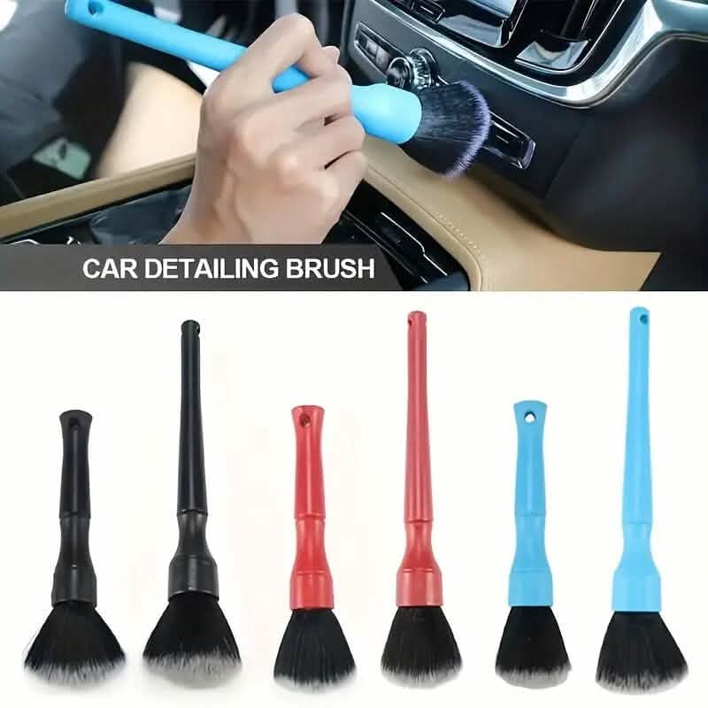 Ensemble de 3 brosses de detailing automobile