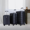 Ensemble 3 pièces : Valises extensibles légères en ABS