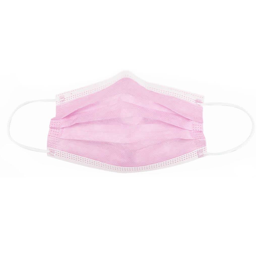Lot de masques faciaux chirurgicaux sanitaires jetables non médicaux 3 épaisseurs avec boucles auriculaires