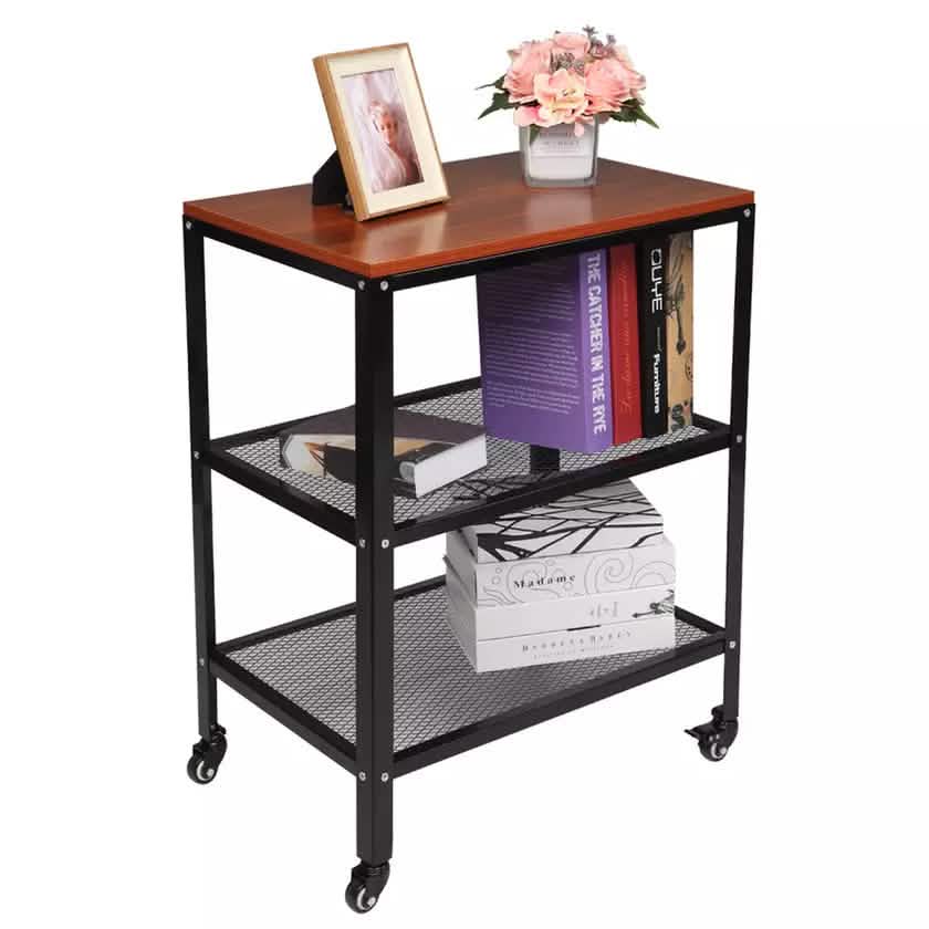 3-Tier Kitchen Microwave Cart Standing Bakers Rack Storage Cart