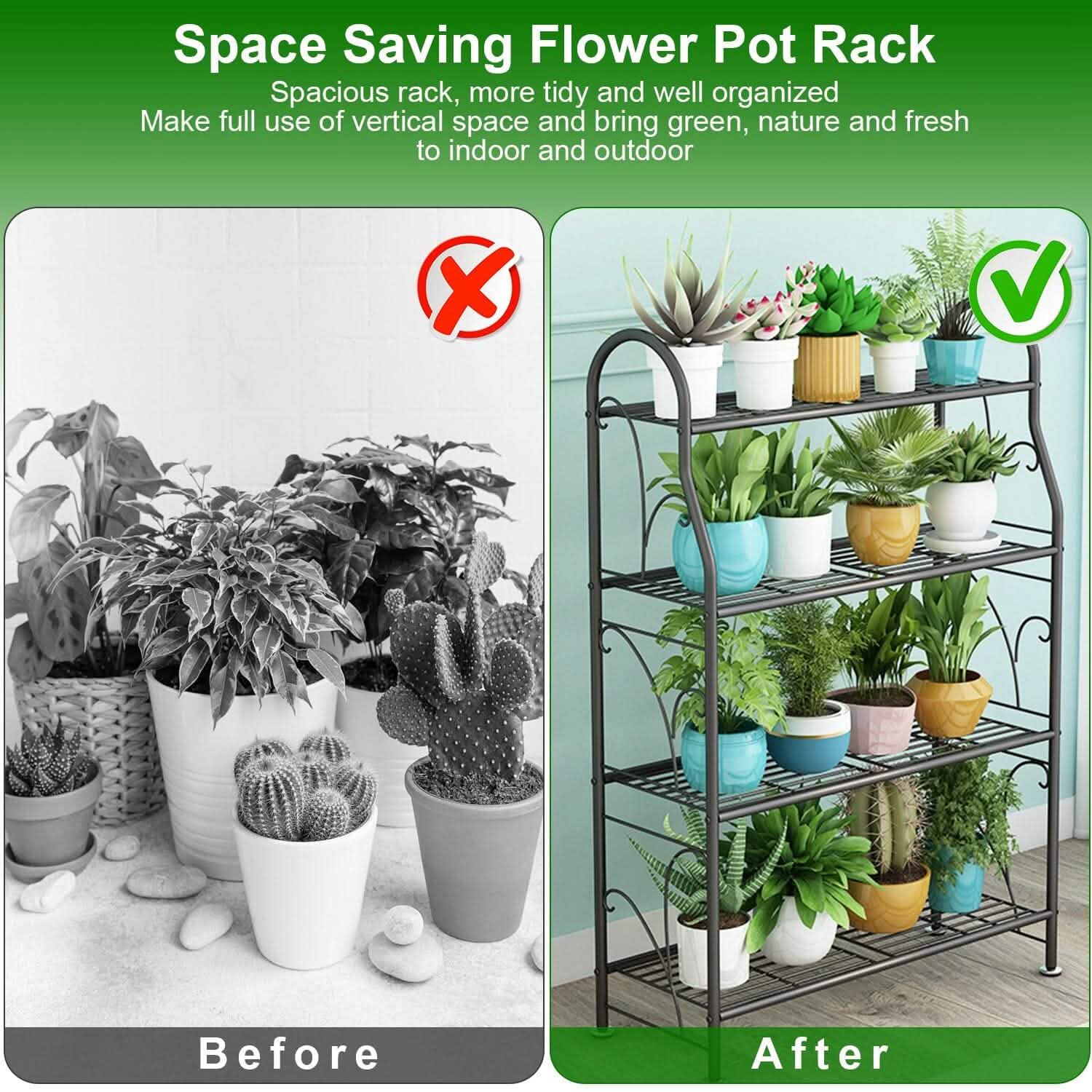 3-Tier Plant Stand Shelf Display Rack