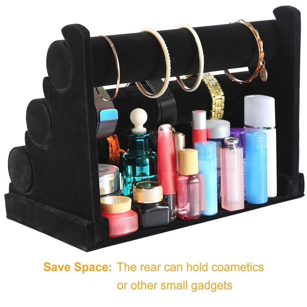 3-Tier Velvet Jewelry Stand