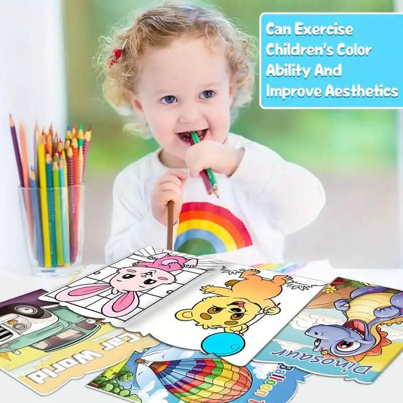 30-Pack: Children's Mini Coloring Book Set