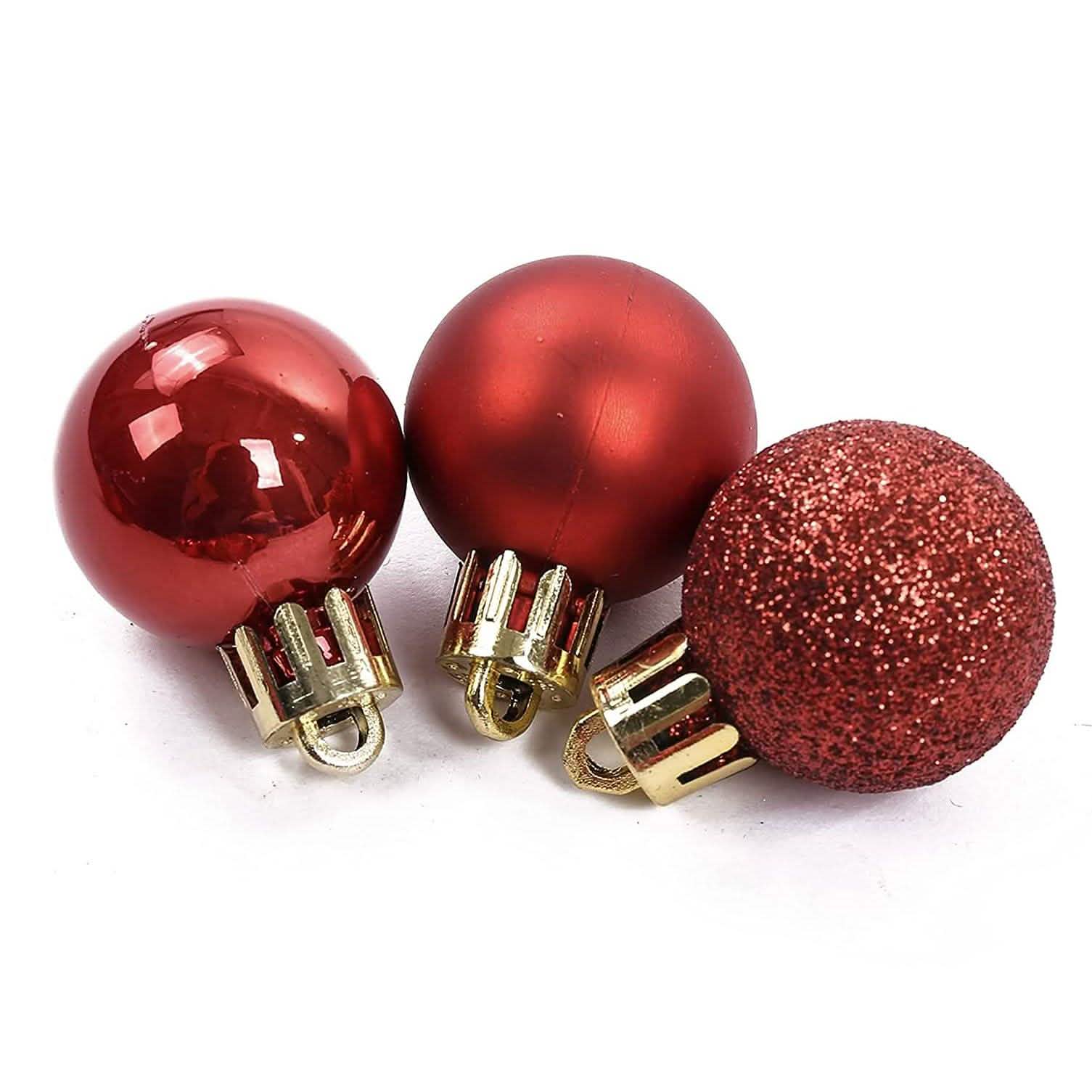Lot de 30: Boules de Noël pour sapin de Noël