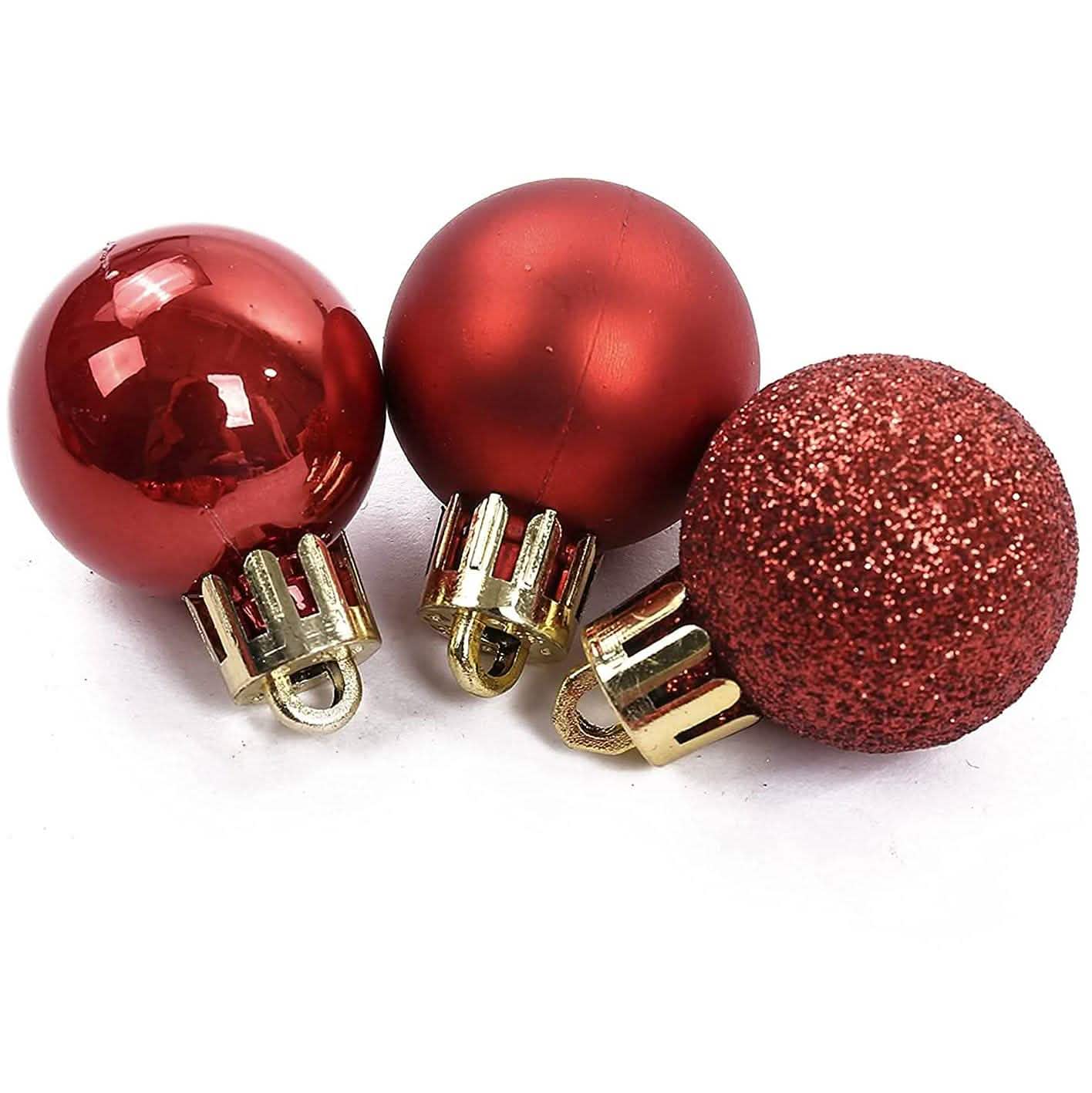 Lot de 30: Boules de Noël pour sapin de Noël