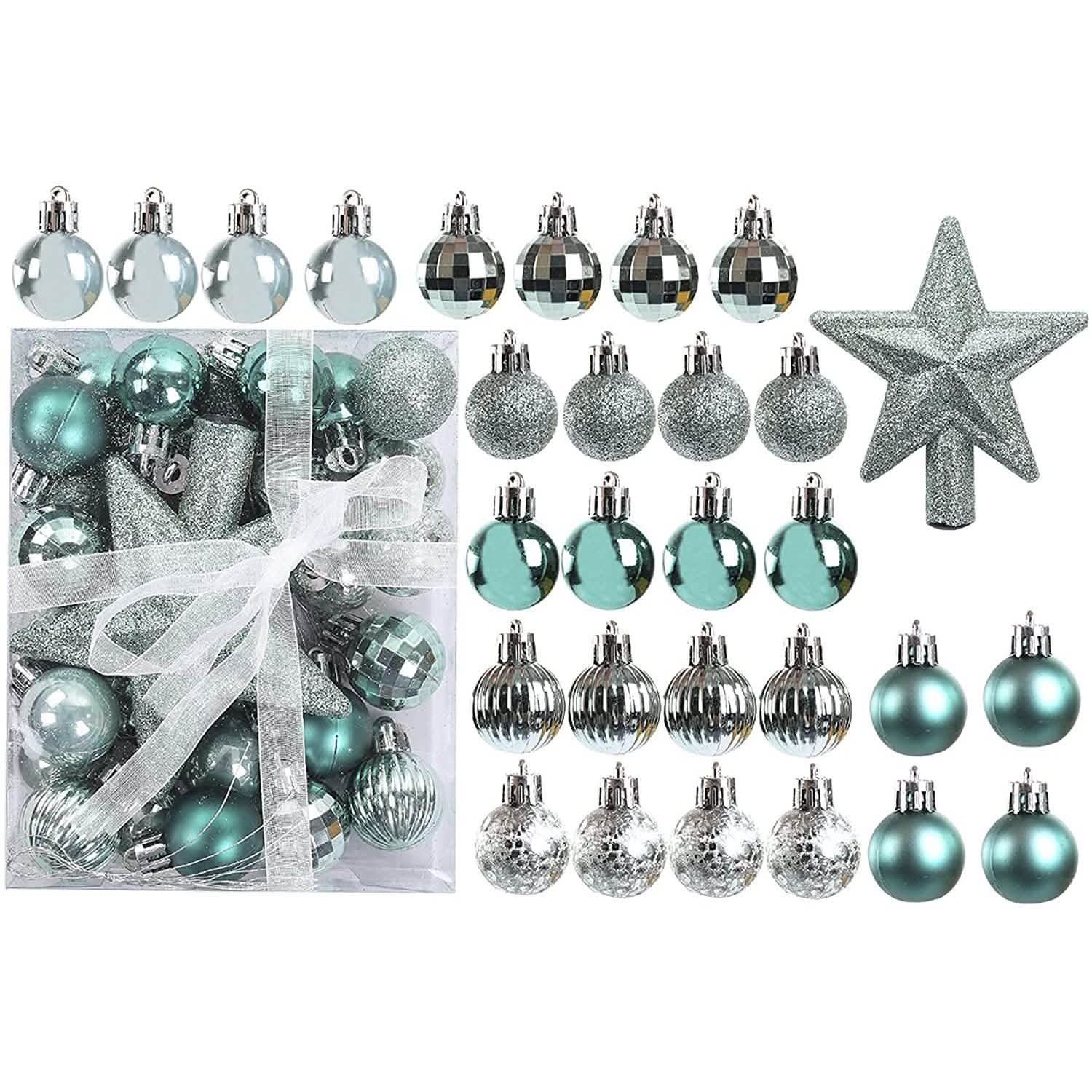 Lot de 30: Boules de Noël pour sapin de Noël