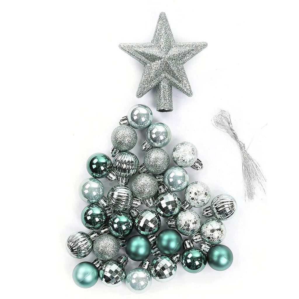 Lot de 30: Boules de Noël pour sapin de Noël