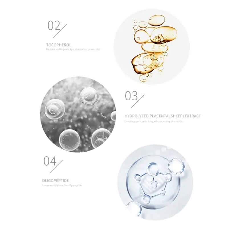 30-Pieces: Placenta Moisturizer with Hyaluronic Acid