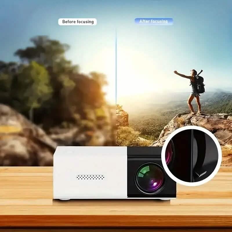 3000ルーメン以上 HDミニプロジェクター リモコン付き