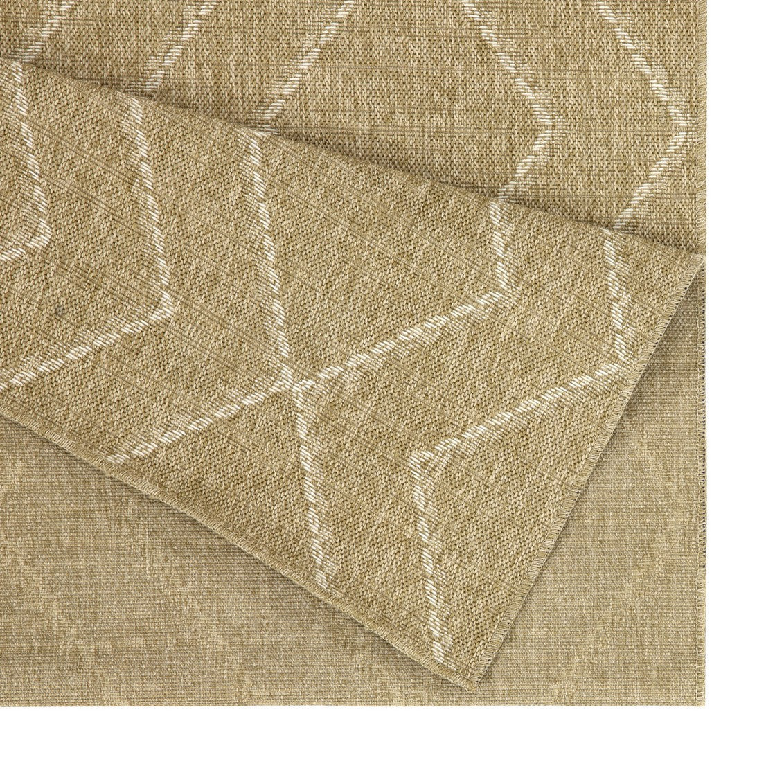 Earth GC_NTL1011 Jute/White Indoor/Outdoor Area Rug