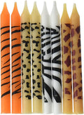 Bougies d'anniversaire imprimé animal Oasis Supply, 2,25 pouces