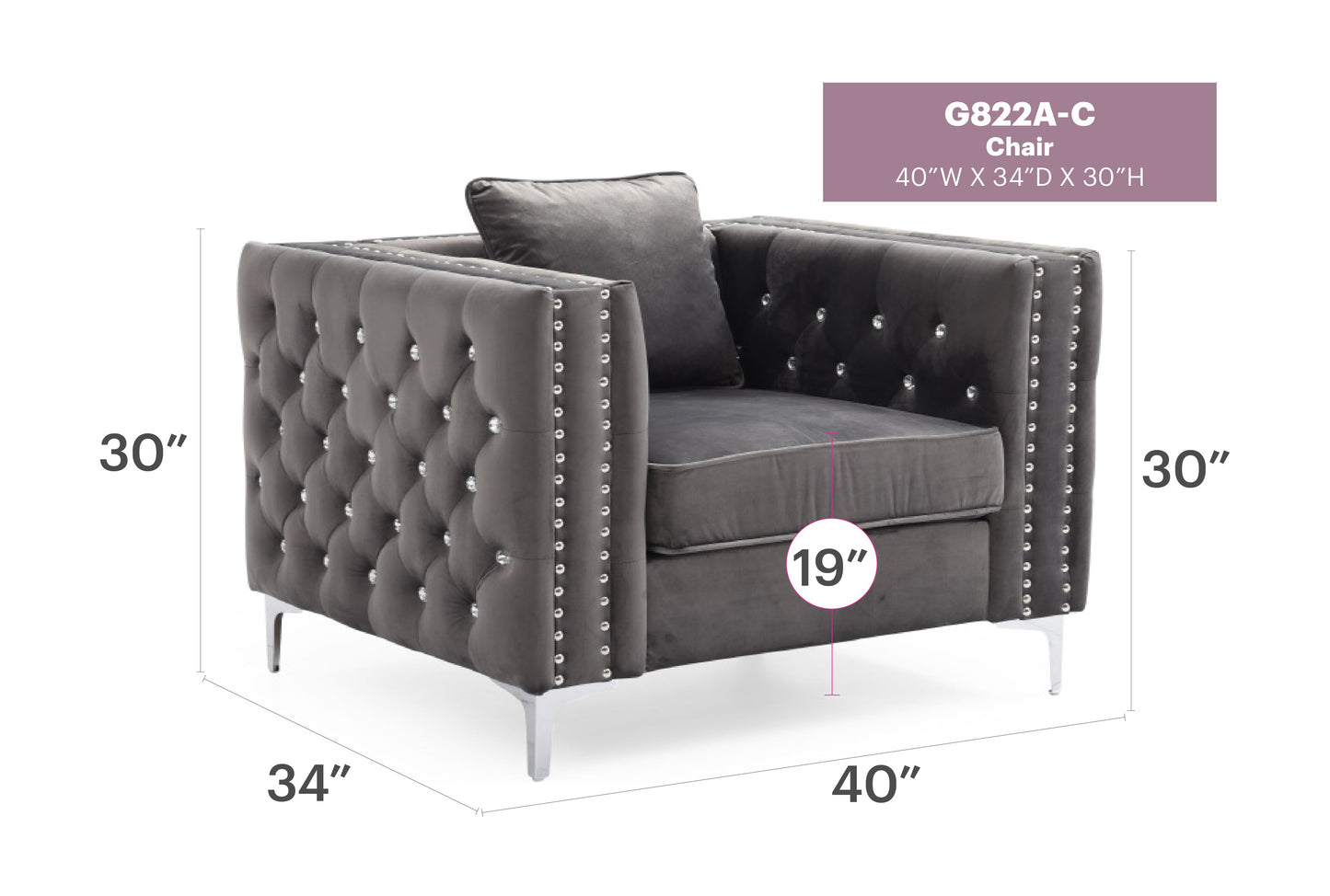 Paige G822A-C Chair