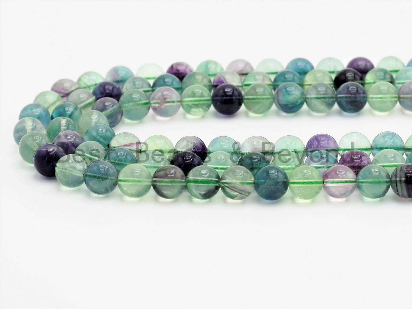 Natural Rainbow Fluorite beads, High Quality Intense Color Round Smooth 6mm/8mm/10mm/12mm, Fluorite Beads, 15.5inch strand, SKU#U337