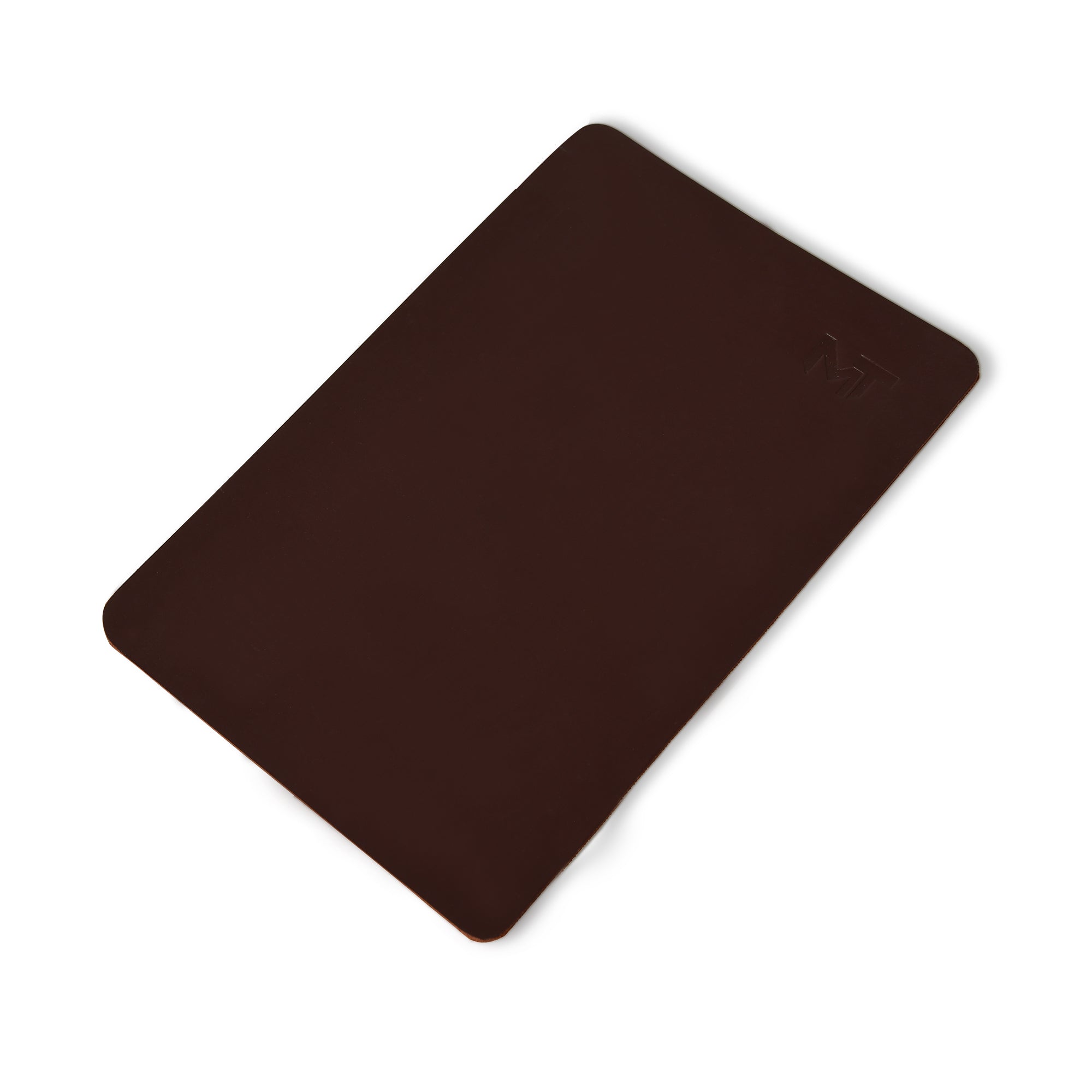 Tapis de bureau et de souris en cuir Espresso Elegance