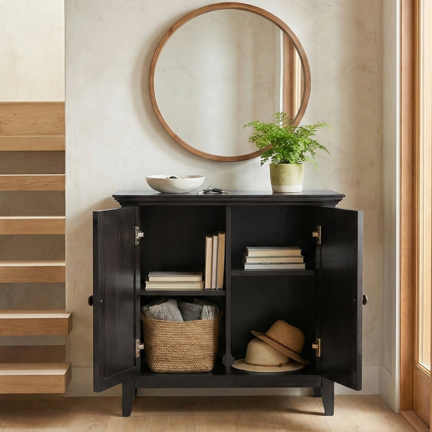Amherst - Low Storage Cabinet - Hickory