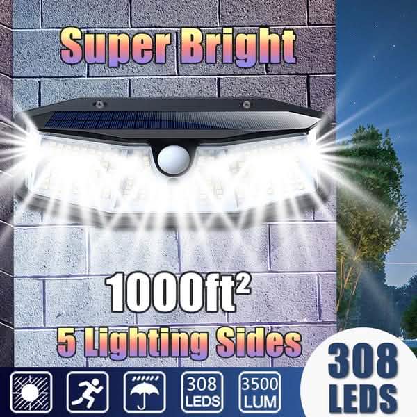 308 lampes solaires d'extérieur à LED