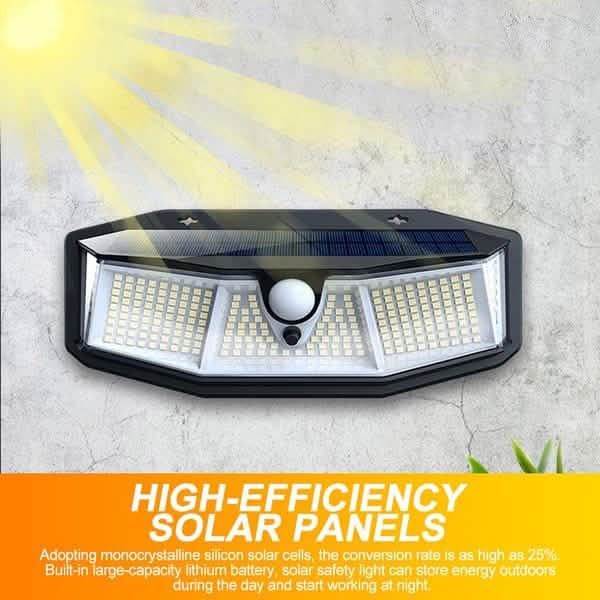 308 lampes solaires d'extérieur à LED