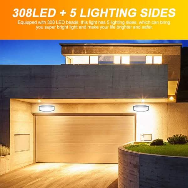 308 lampes solaires d'extérieur à LED